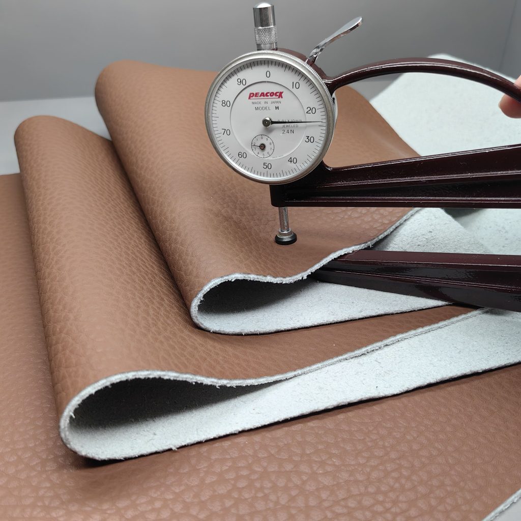Synthetic leather rolls prepared for quality inspection