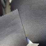VR-PVC-K090 original charcoal synthetic leather sample